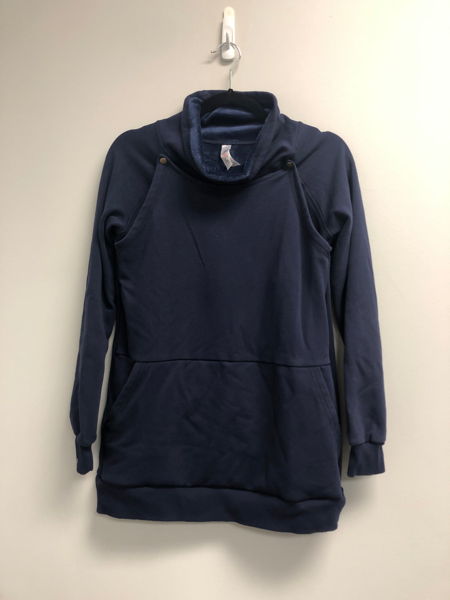 Outlet 7049 - Latched Mama Harbor Snap Nursing Pullover - Navy - Small