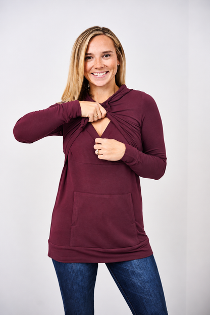 Latched Mama Cloud Nursing Hoodie