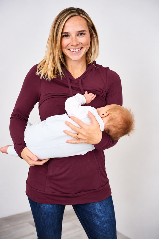 Latched Mama Cloud Nursing Hoodie