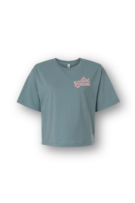 Latched Mama "Eat Local" Non-Nursing Boxy Tee