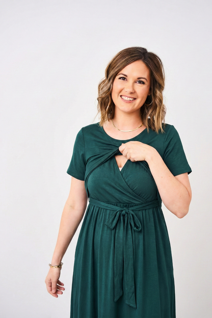 Latched Mama Petal Maxi Nursing Dress