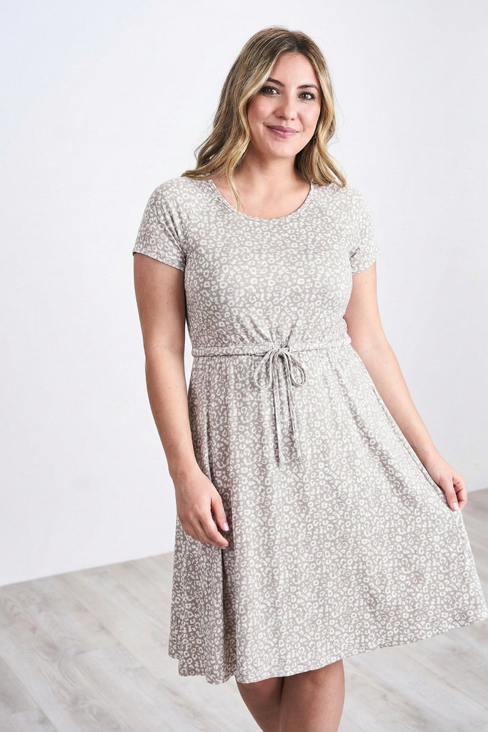 Latched Mama Drawstring T-Shirt Nursing Dress