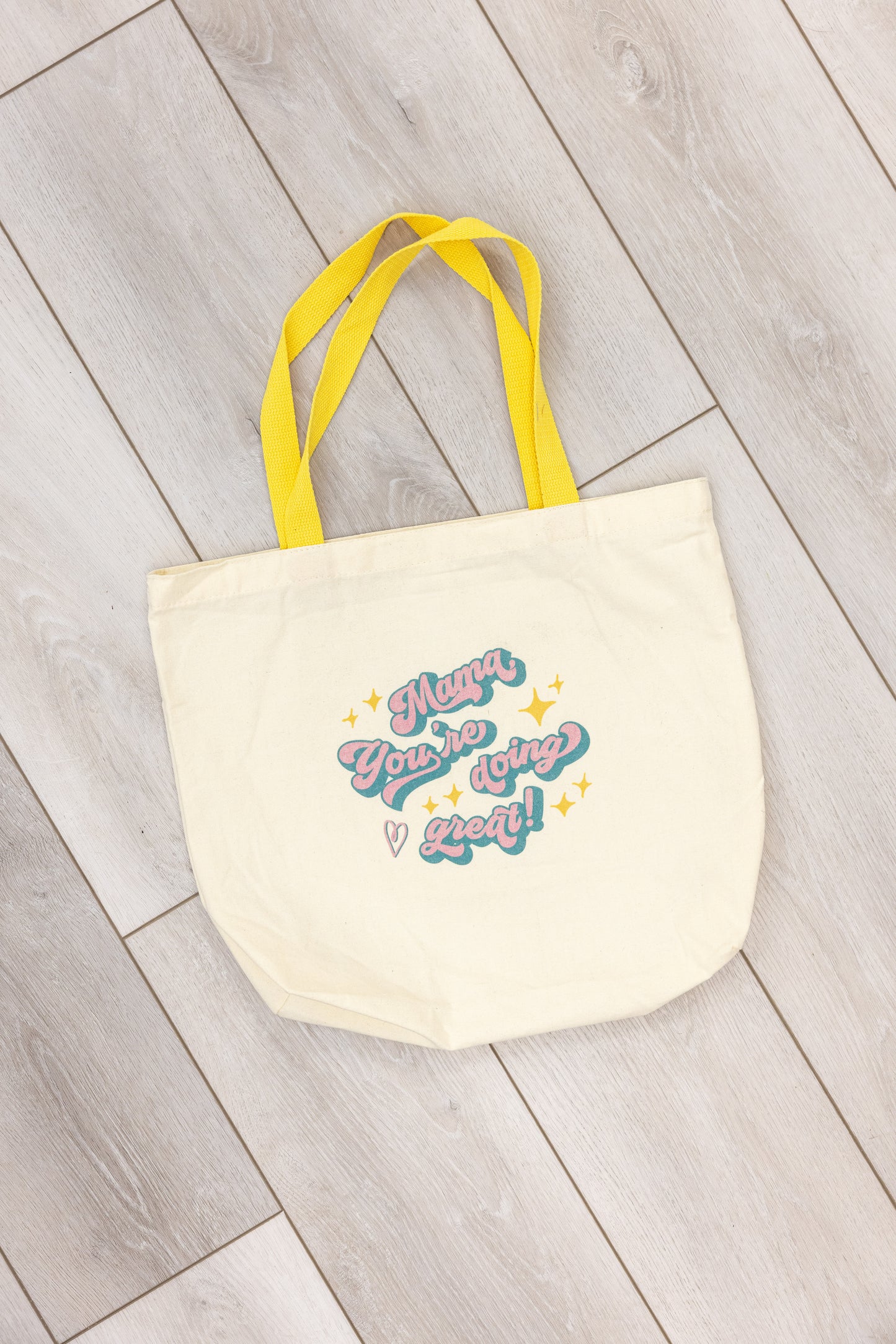 Latched Mama “Mama, You’re Doing Great!” Canvas Tote Bag