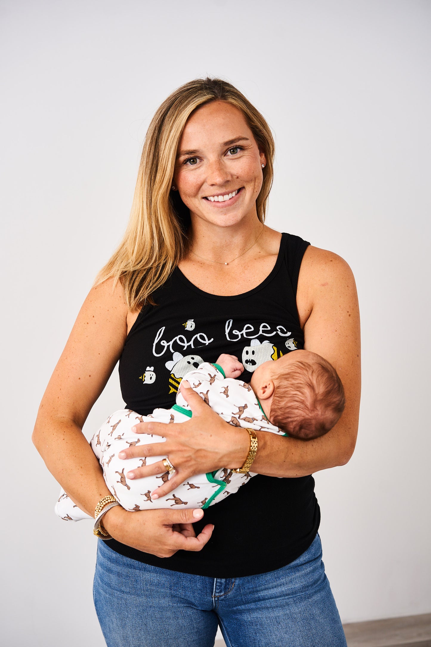 Latched Mama Glow Boo-Bees Nursing Tank