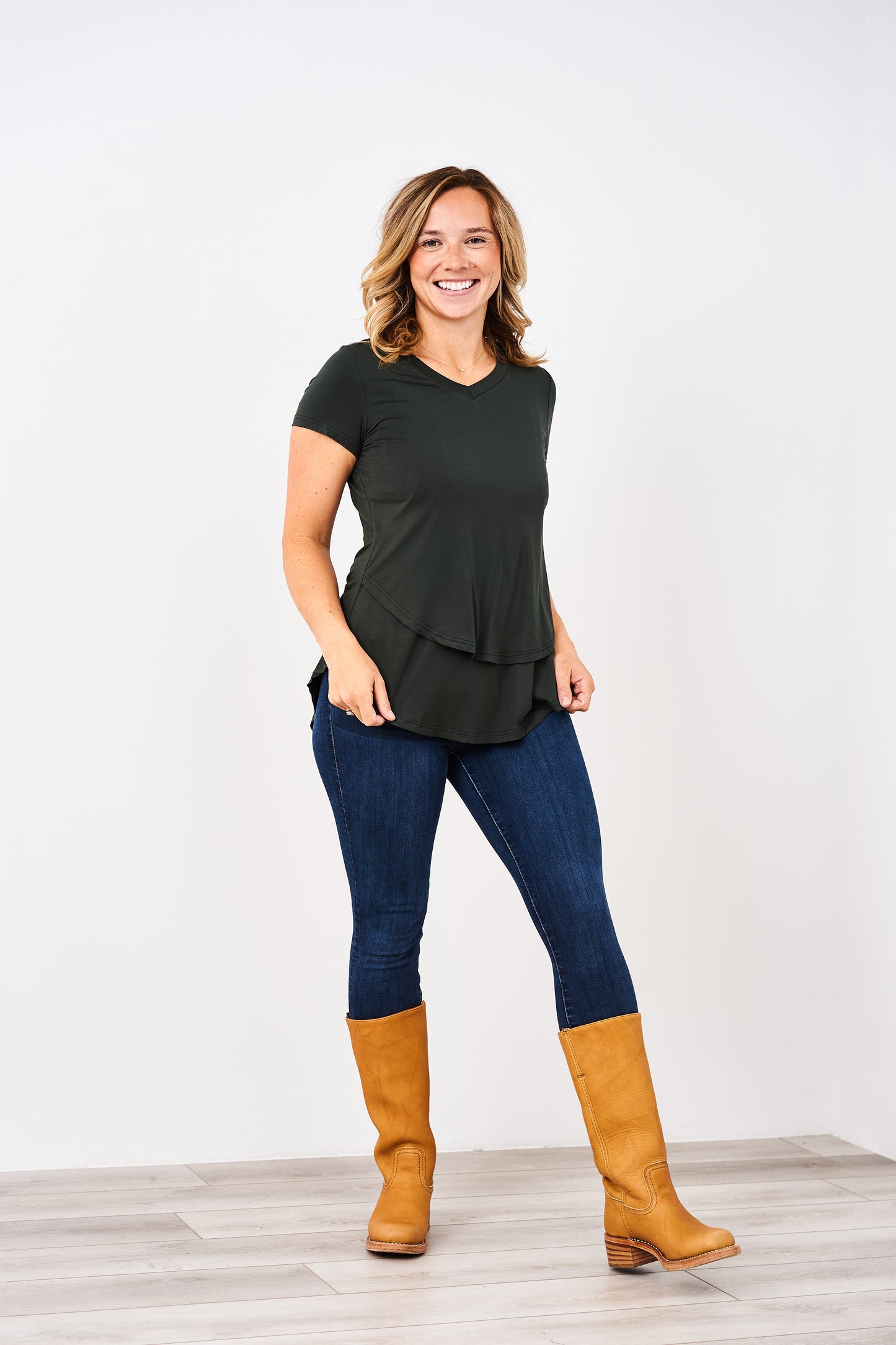 Latched Mama V-Neck Nursing Tee 2.0