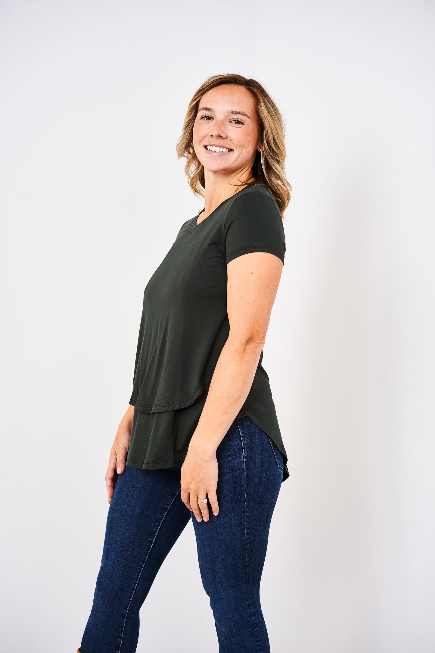 Latched Mama V-Neck Nursing Tee 2.0