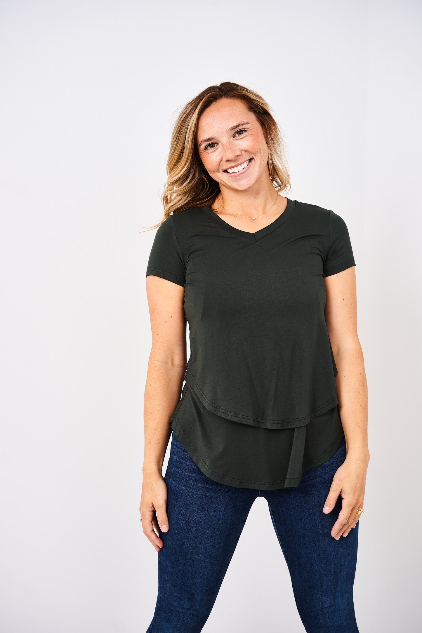 Latched Mama V-Neck Nursing Tee 2.0