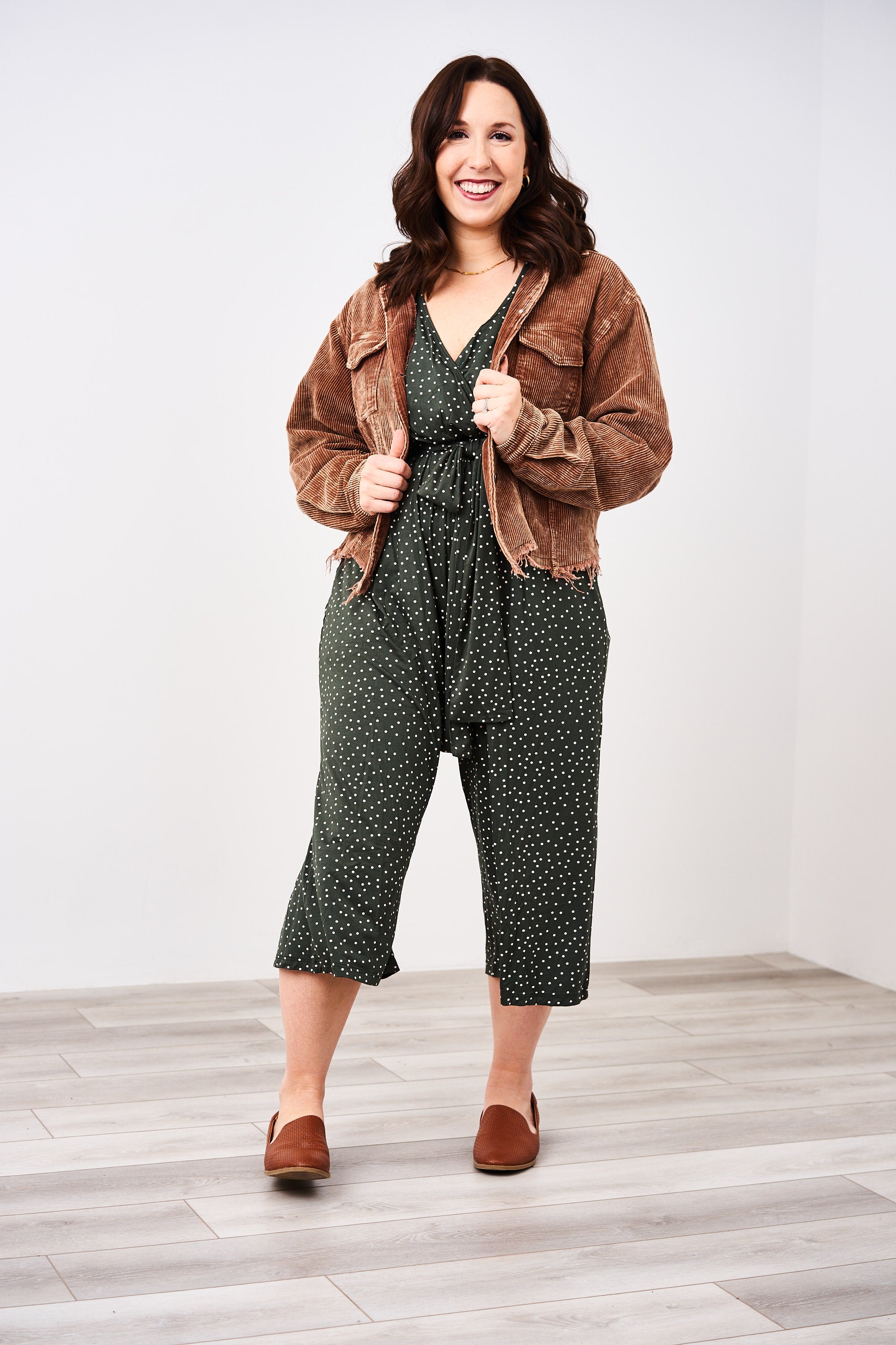 Latched Mama V-Neck Nursing Jumpsuit