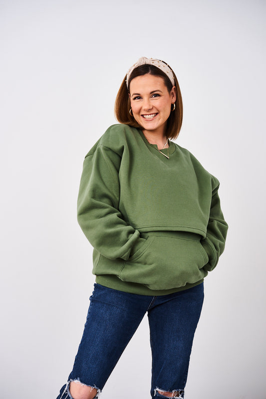 Latched Mama 635 Snuggle-Up Nursing Pullover