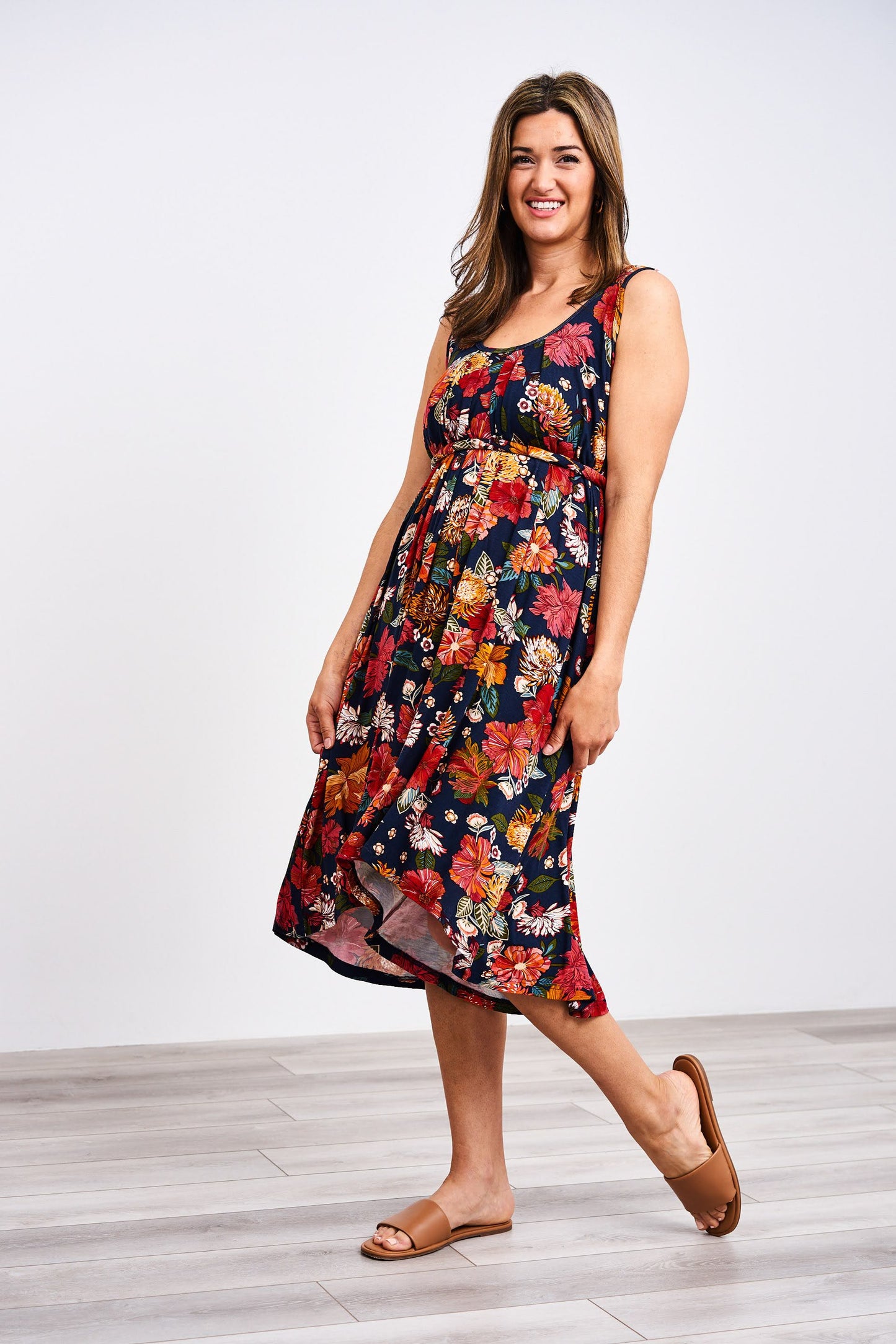 Latched Mama Printed Nursing Romper - Last Chance