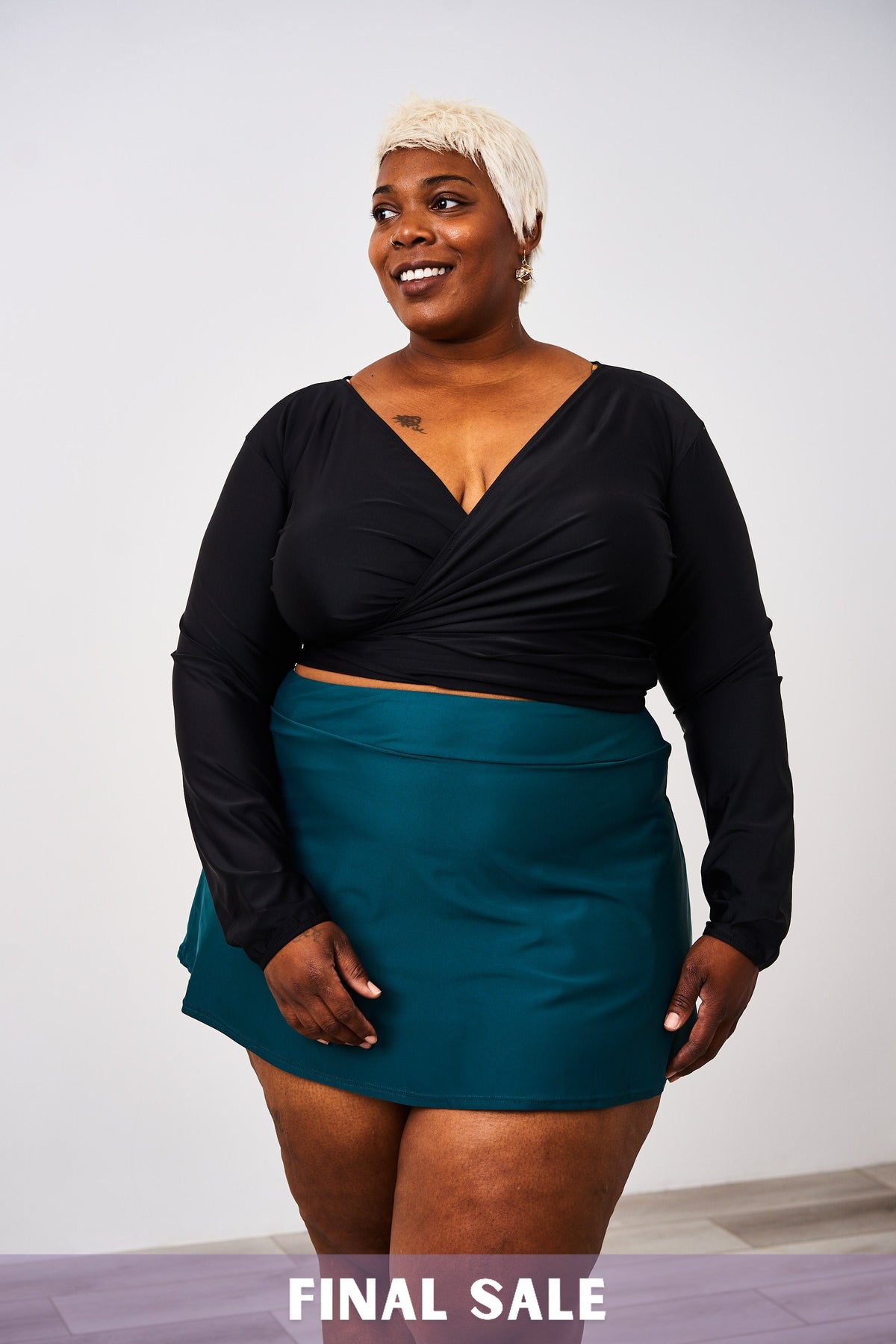 Latched Mama Long Sleeve Nursing Swim Wrap Cover Up