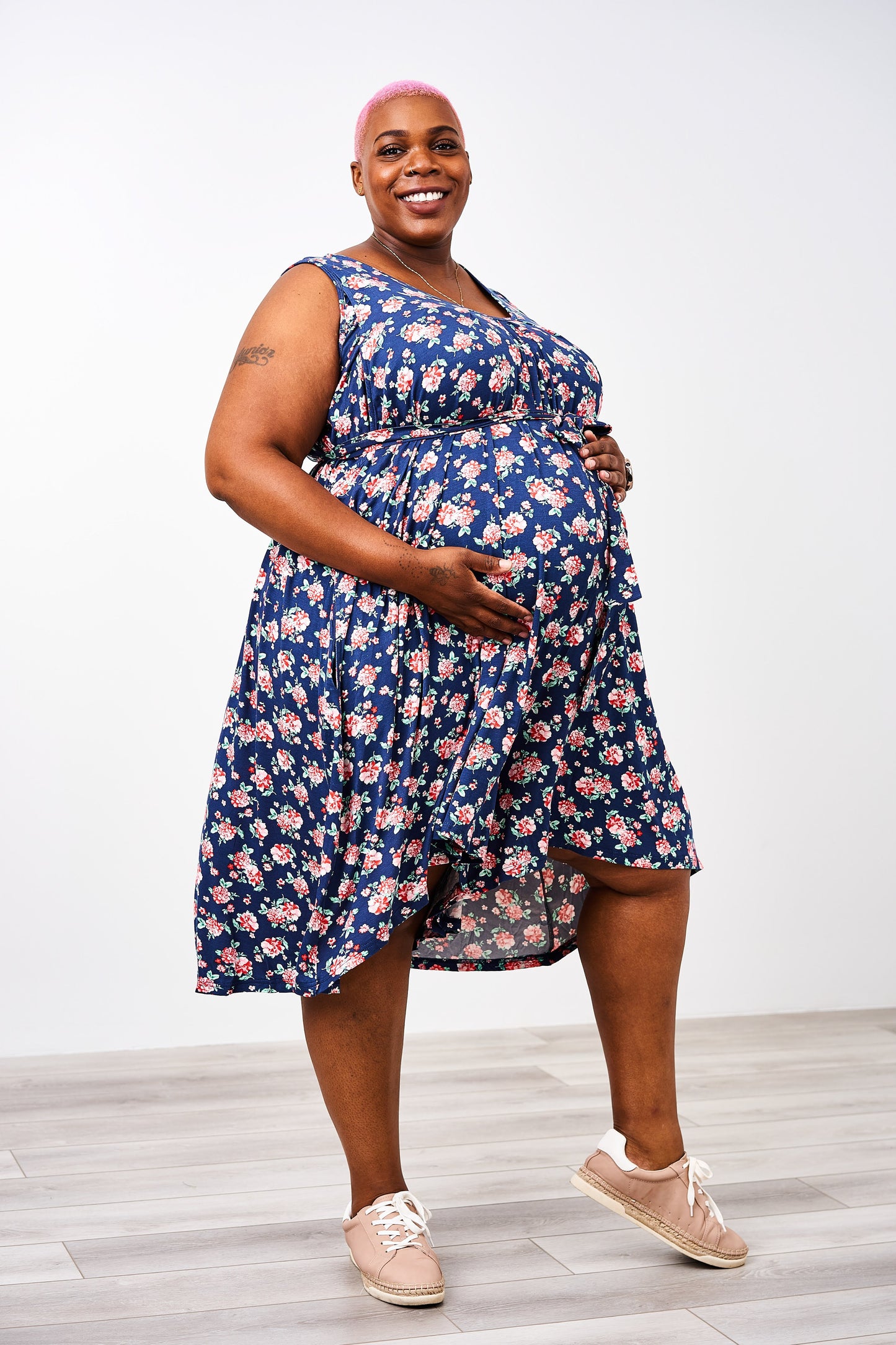 Latched Mama Printed Nursing Romper - Last Chance