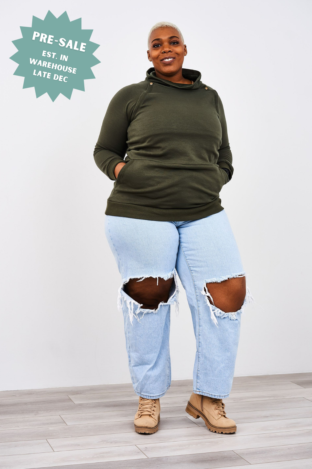 Latched Mama Harbor Snap Nursing Pullover