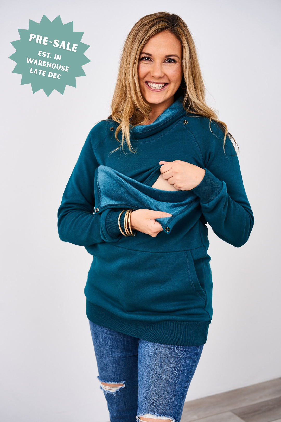 Latched Mama Harbor Snap Nursing Pullover