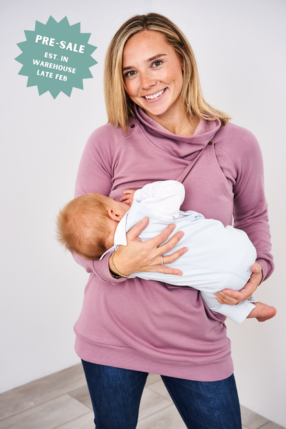 Latched Mama Harbor Snap Nursing Pullover