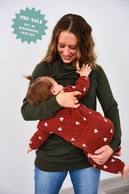 Latched Mama Harbor Snap Nursing Pullover