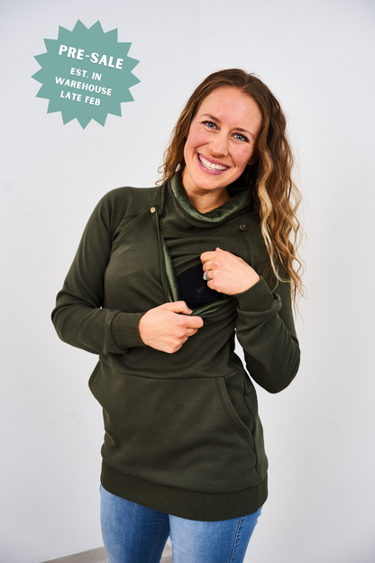 Latched Mama Harbor Snap Nursing Pullover