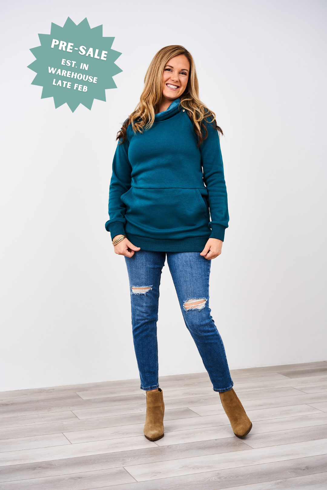 Latched Mama Harbor Snap Nursing Pullover
