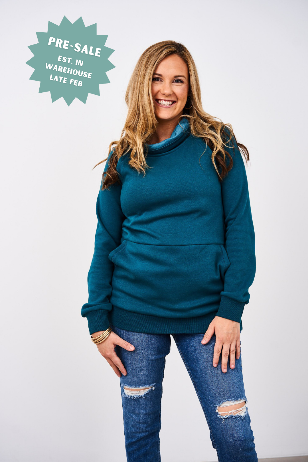 Latched Mama Harbor Snap Nursing Pullover