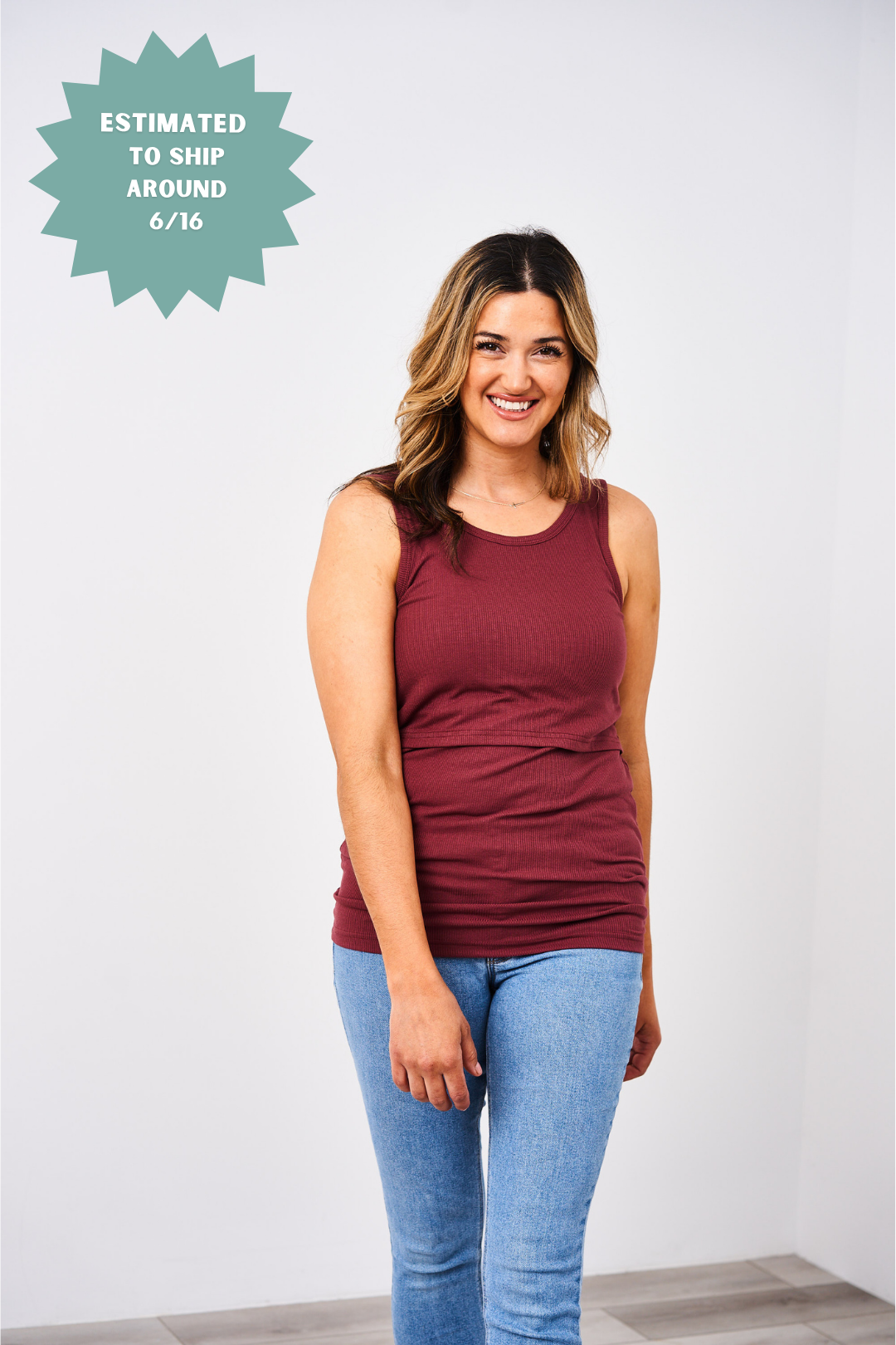 Latched Mama Ribbed Nursing Tank