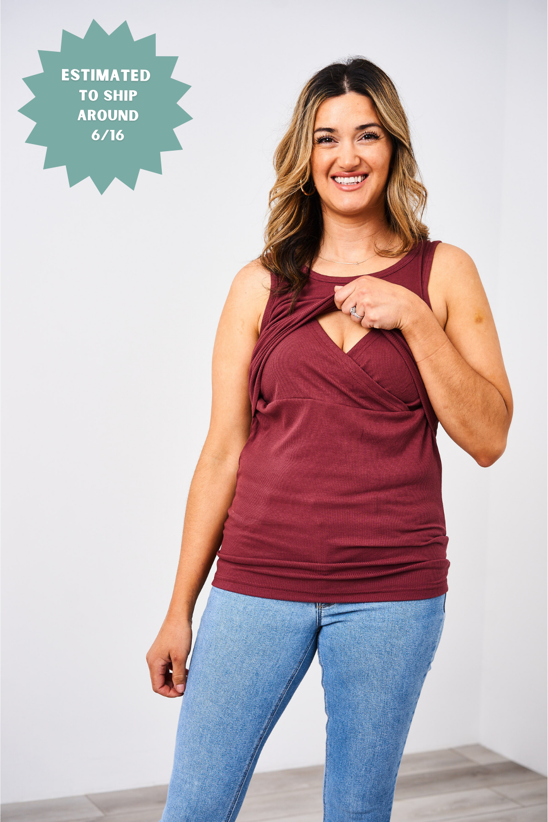 Latched Mama Ribbed Nursing Tank