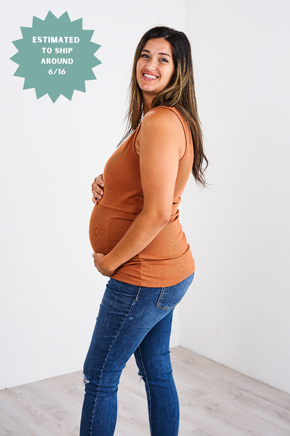 Latched Mama Ribbed Nursing Tank