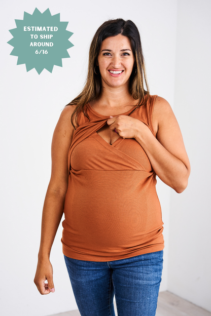 Latched Mama Ribbed Nursing Tank