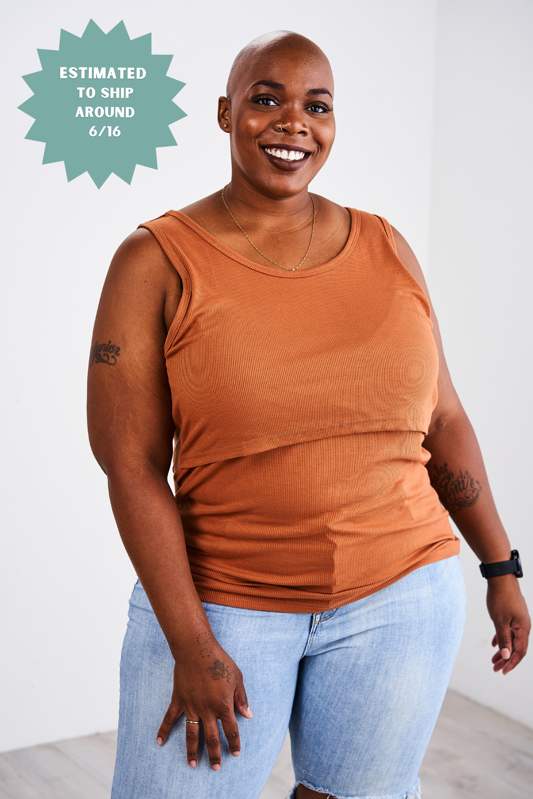Latched Mama Ribbed Nursing Tank