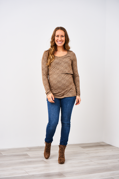 Latched Mama Essential Long Sleeve Nursing Top