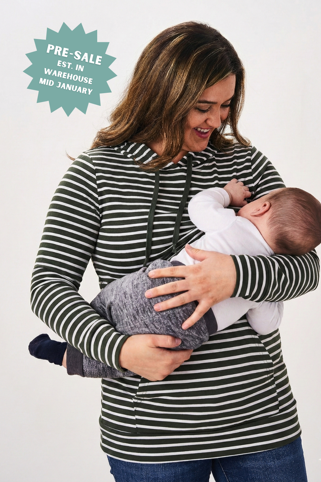 Latched Mama Lightweight Cotton Nursing Hoodie