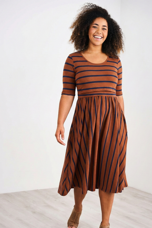 Latched Mama Classic Cotton Nursing Dress