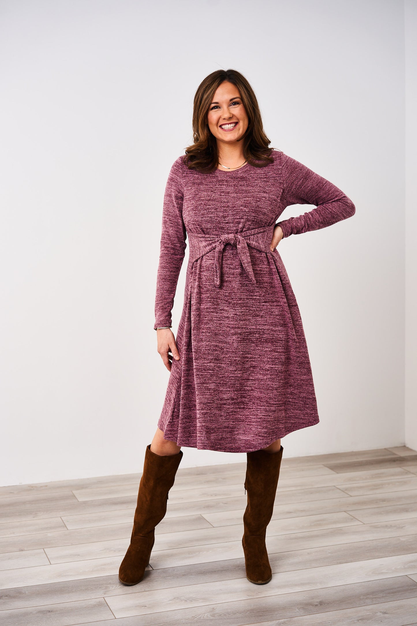 Latched Mama Sweater Nursing Dress