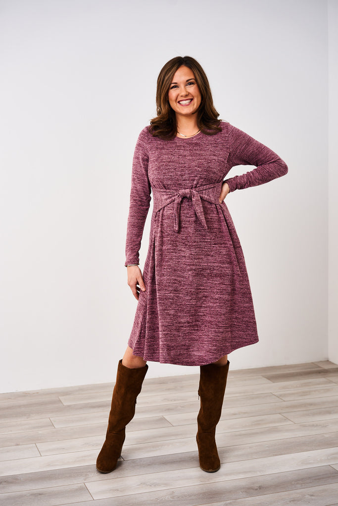 Latched Mama Sweater Nursing Dress