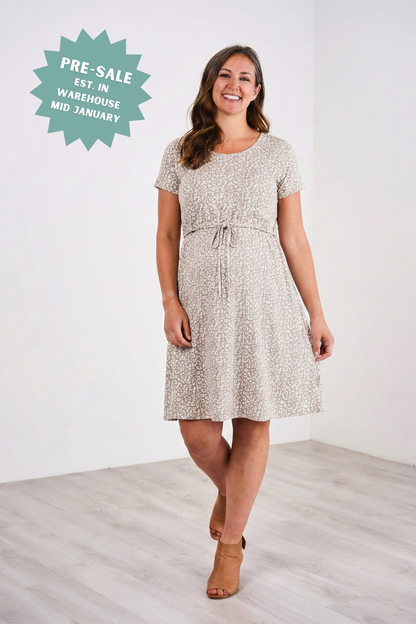 Latched Mama Drawstring T-Shirt Nursing Dress