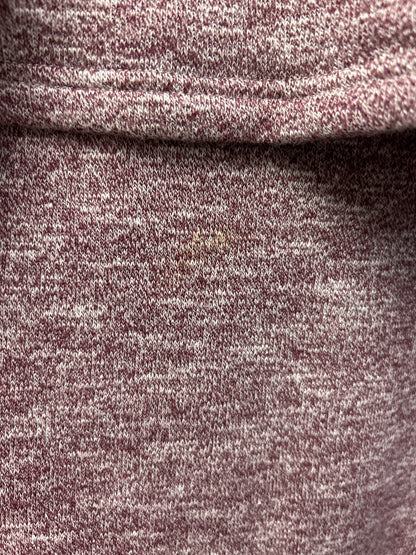 Outlet 7264 - Latched Mama Snuggle-Up Nursing Sweatshirt - HEATHERED MAROON - Large