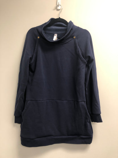 Outlet 7051 - Latched Mama Harbor Snap Nursing Pullover - Navy - Large