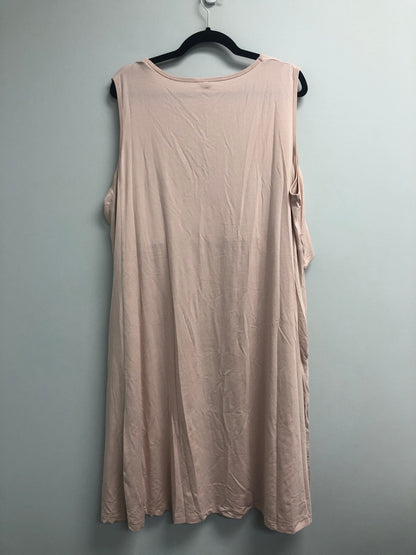 Outlet 7085 - Latched Mama Drawstring Tank Dress 2.0 - Blush - 2X