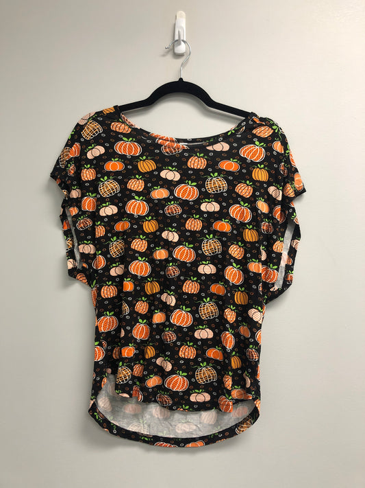 Outlet 6766 - Latched Mama Pumpkin Side Access Nursing Tee - Pumpkins - Extra Extra Small
