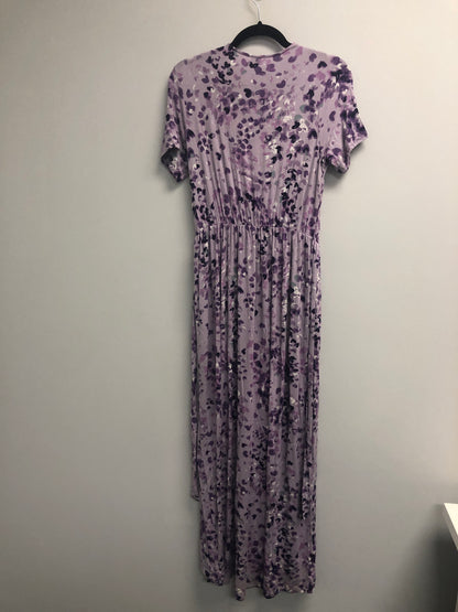 Outlet 6655 - Latched Mama Petal Maxi Nursing Dress - Lilac - Medium
