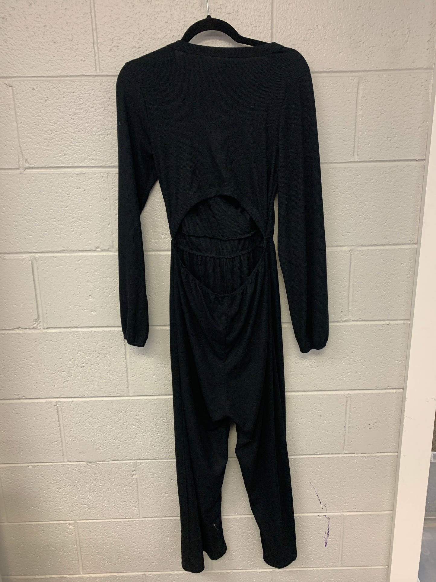 Outlet 7223 - Latched Mama Long Sleeve Ribbed Nursing Jumper - Black - Small