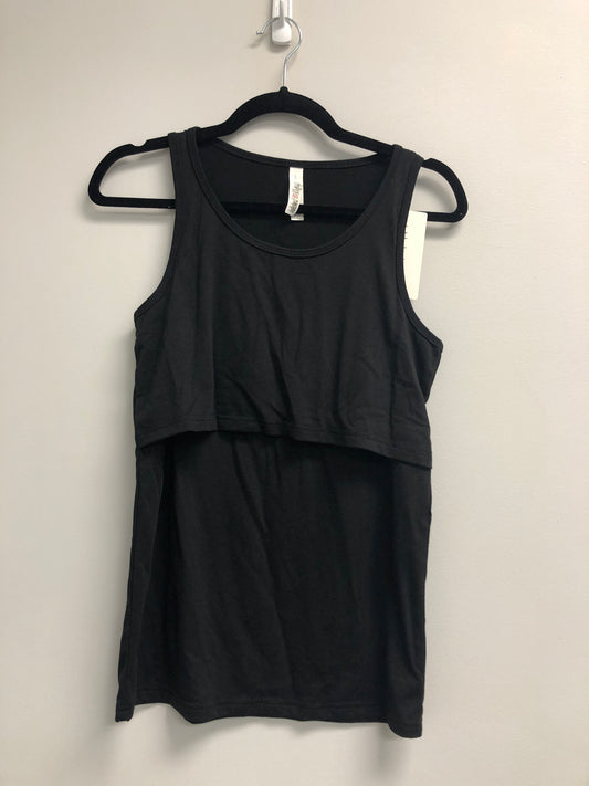 Outlet 7042 - Latched Mama Simple Nursing Tank - Final Sale - Black - Large