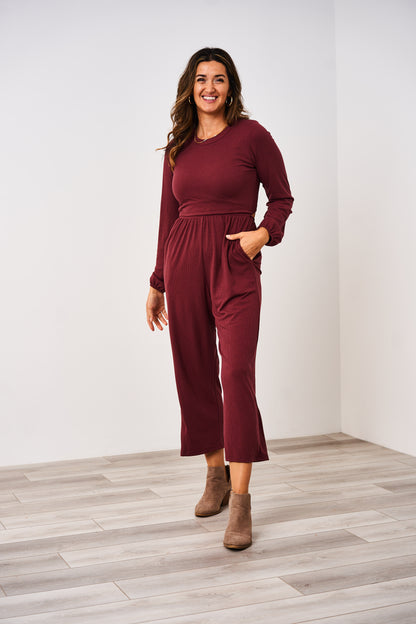 Latched Mama Long Sleeve Ribbed Nursing Jumper