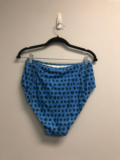 Outlet 7115 - Latched Mama High Waisted Swim Bottoms with Pockets - Final Sale - Teal Surf - Small