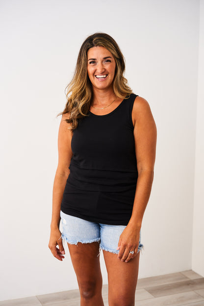 Latched Mama Ribbed Nursing Tank