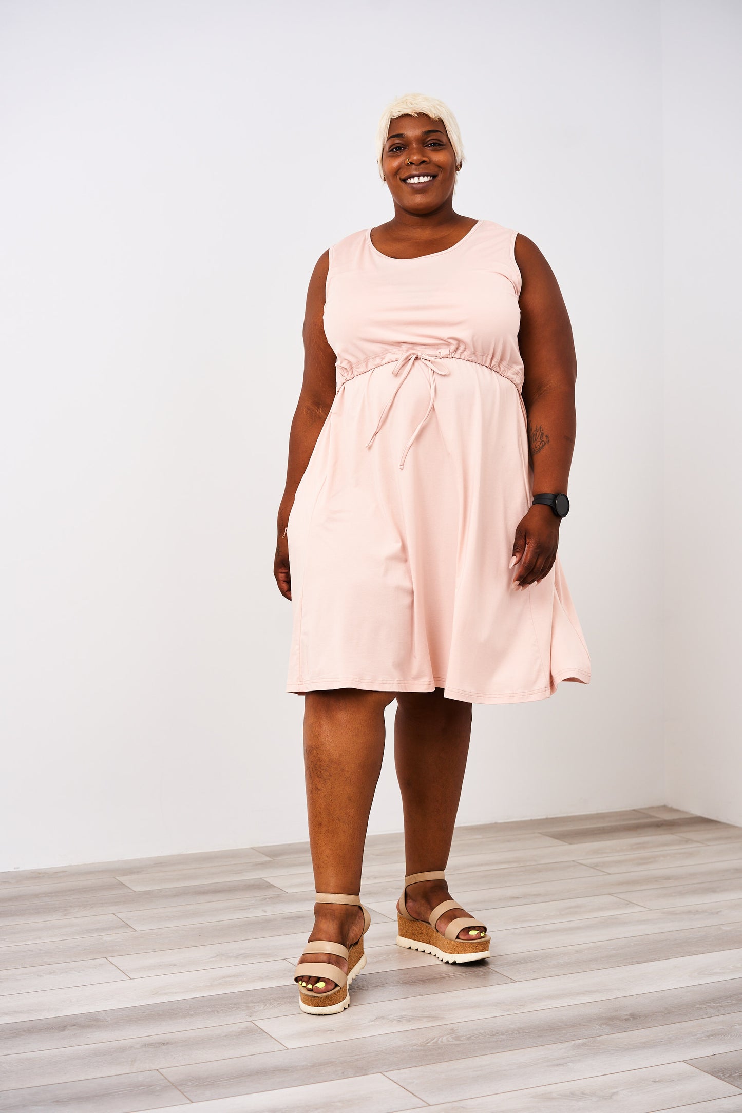 Latched Mama Drawstring Tank Dress 2.0