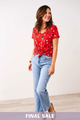 Latched Mama Stars & Hearts Boyfriend Nursing Tee - Final Sale