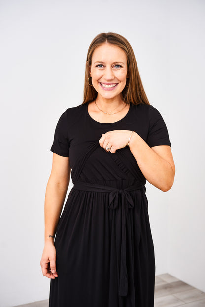 Latched Mama Petal Maxi Nursing Dress