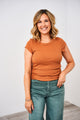 Latched Mama Ribbed Cap Sleeve Nursing Tee