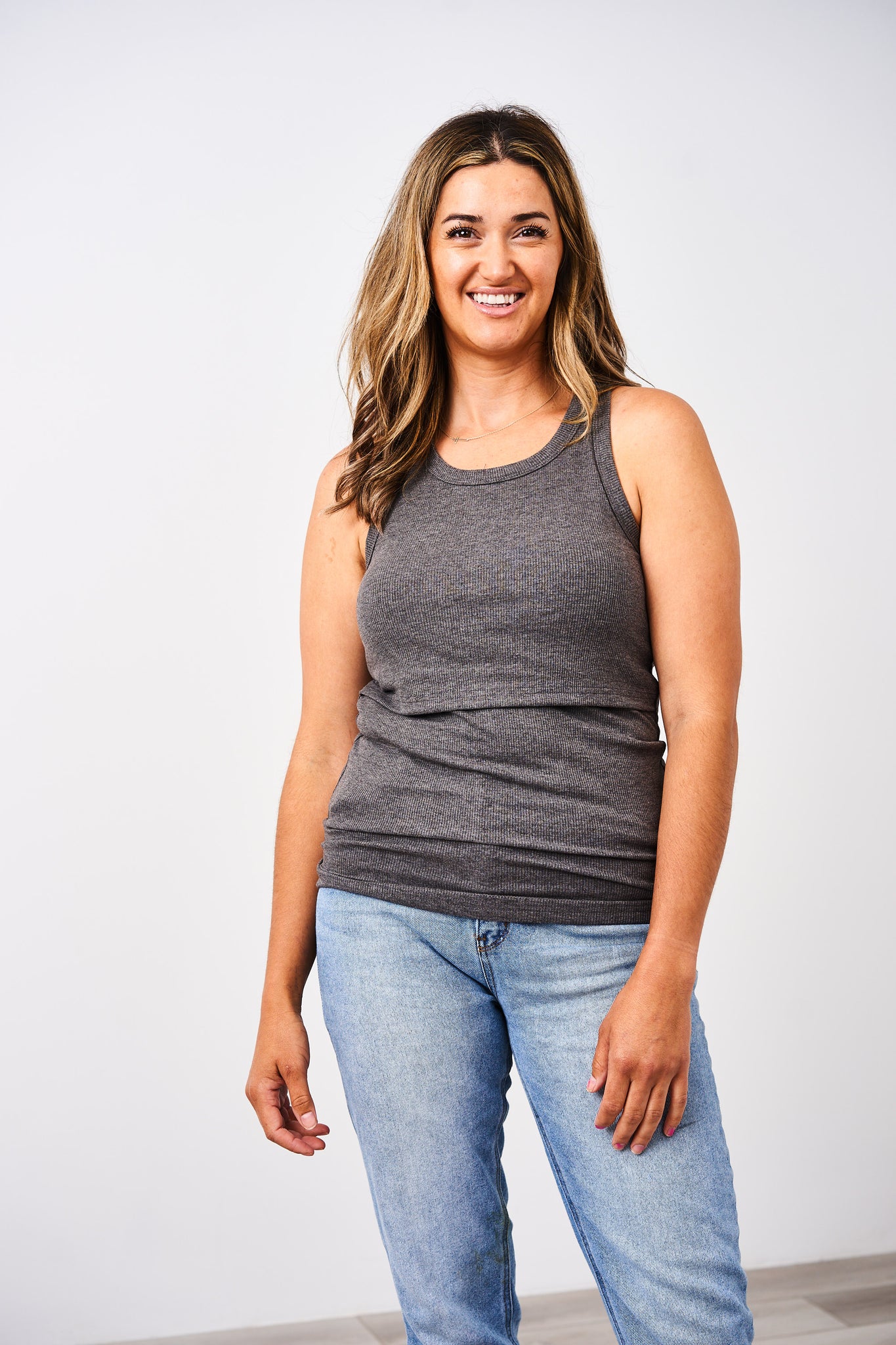 Latched Mama Ribbed Nursing Tank