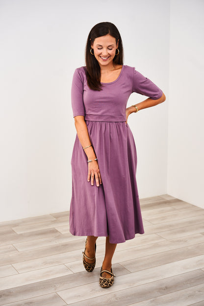 Latched Mama Classic Cotton Nursing Dress